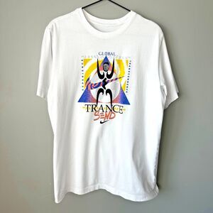 Nike Men's Transcend Festival T-Shirt SS Crew Neck White Size Medium